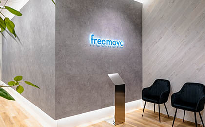株式会社free mova 様のオフィスデザイン事例