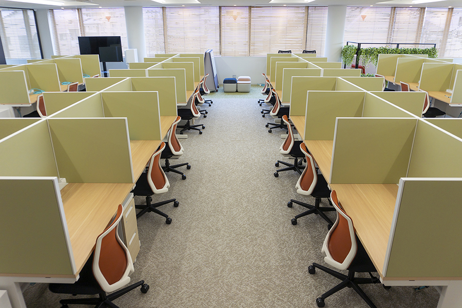 オフィスデザイン事例　コムテック株式会社 湘南サイトA 様