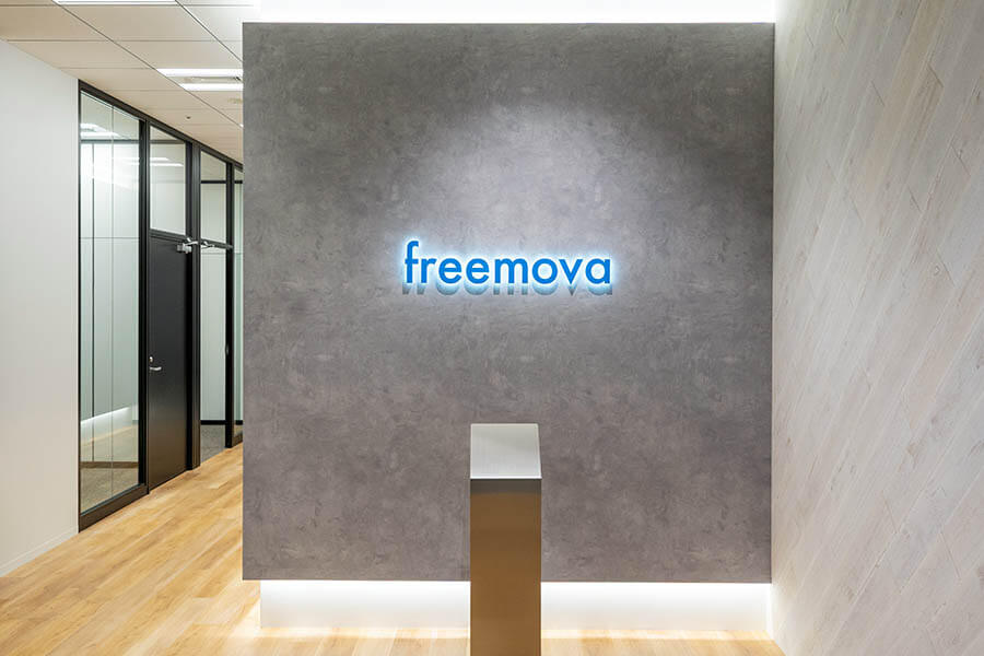 オフィスデザイン事例　株式会社free mova 様