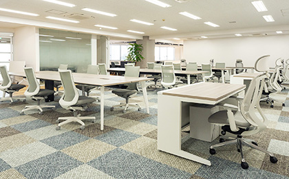 技研電子株式会社 GIKEN川崎ビルオフィス 様のオフィスデザイン事例