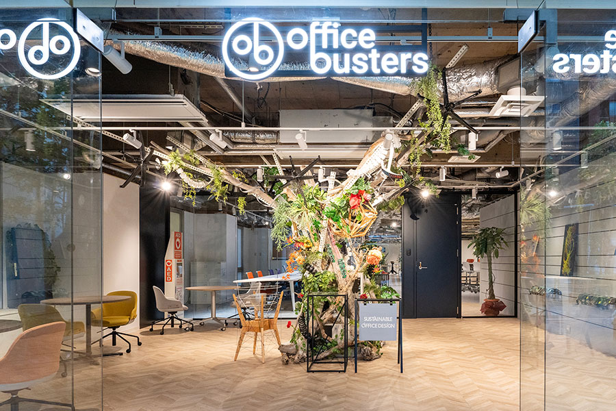 オフィスデザイン事例　株式会社オフィスバスターズ　本社