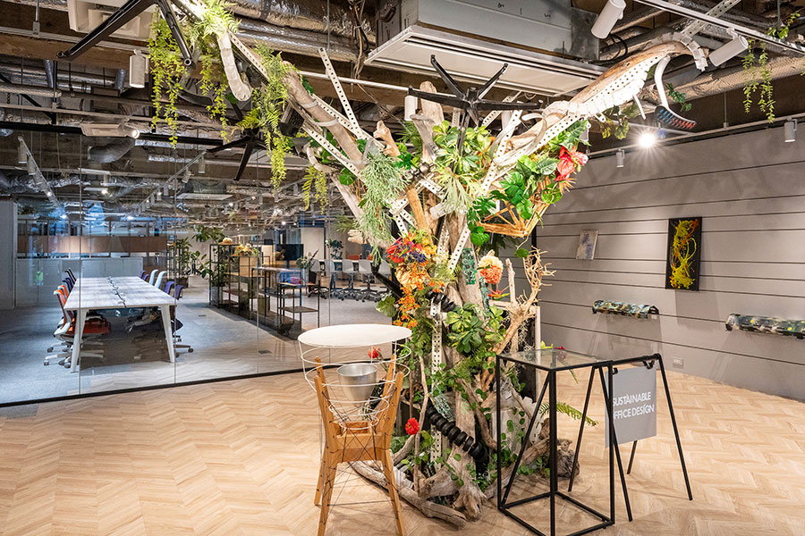 オフィスデザイン事例　株式会社オフィスバスターズ　本社