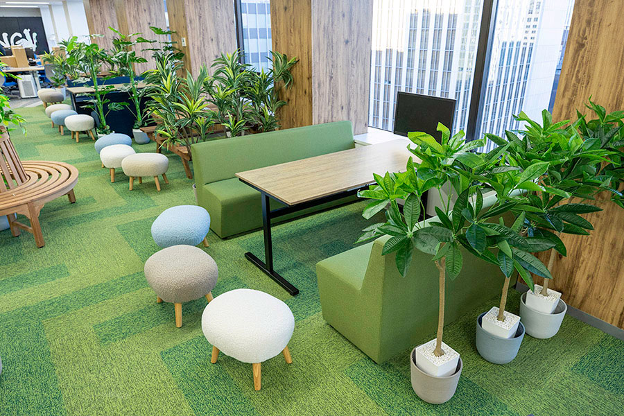 オフィスデザイン事例 ソフトブレーン株式会社 本社 様 コラボレーションスペース
