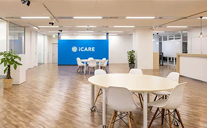 株式会社iCARE 様のオフィスデザイン事例