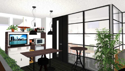 オシャレなオフィスで取り入れられる 最近人気のパーテーション オフィスバスターズデザイン